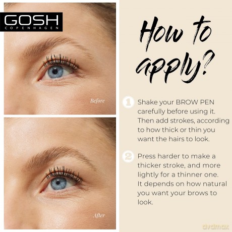 GOSH - Brow Pen Brown