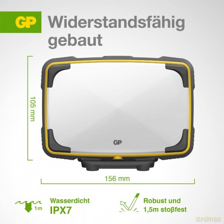 GP - Discovery Rechargable Panel Work Light, CWP15, 1200 lumens