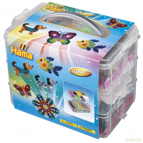 Hama Beads - Midi - Large Storage Box with 12000 beads (6751)