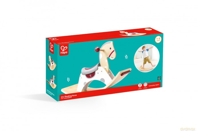 Hape - 2 In 1 Rocking Horse (87-1203)