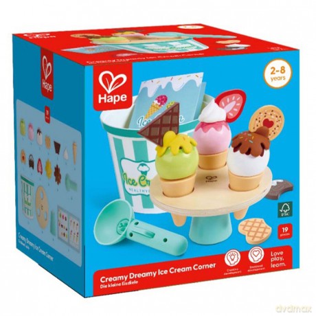 Hape - Ice Cream Bucket Playset - (87-3225)