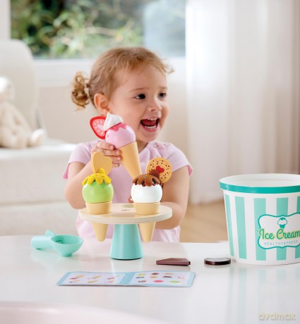 Hape - Ice Cream Bucket Playset - (87-3225)