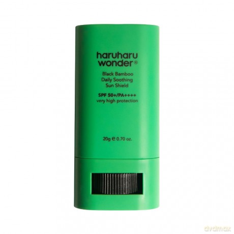 Haruharu Wonder - Black Bamboo Daily Soothing Sun Shield SPF50 PA++++ - Black - 20 g [KOMSETYKI]