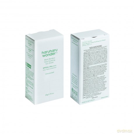 Haruharu Wonder - Black Bamboo Daily Soothing Sun Shield SPF50 PA++++ - Black - 20 g [KOMSETYKI]