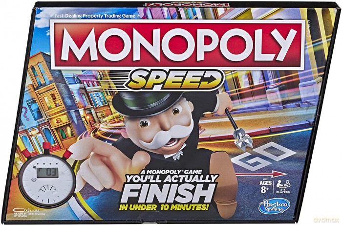 Hasbro Gaming - Monopoly Speed (Danish) (E7033)