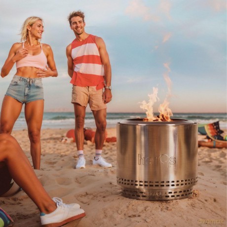 HerQs Smokeless FirePit - Blaze