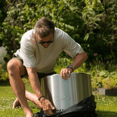 HerQs Smokeless FirePit - Blaze
