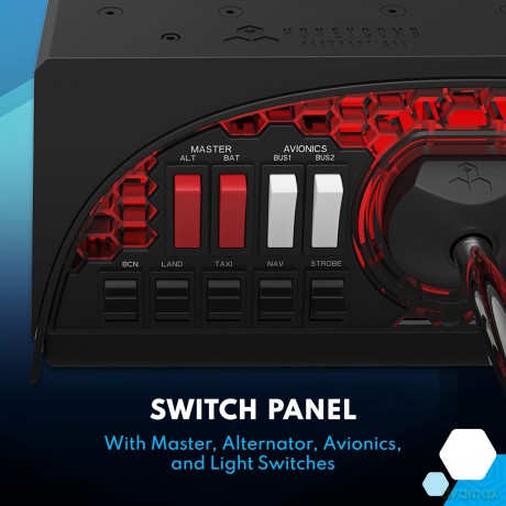 Honeycomb - Alpha Flight Controls Yoke+switch Panel