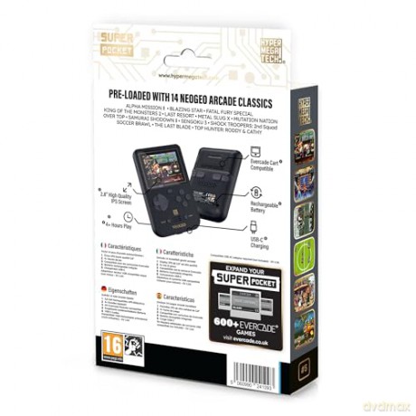 Konsola przenośna HyperMegaTech! Super Pocket NEOGEO Edition
