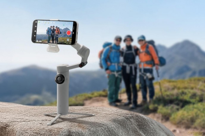 Insta360 - Flow 2 AI Tracker Bundle (Stone Grey)