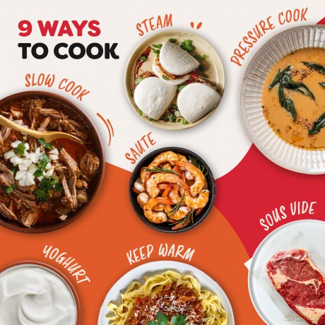 Instant - Pot Duo Plus Pressure & Slow Cooker w/Whisper Quiet 5.7L
