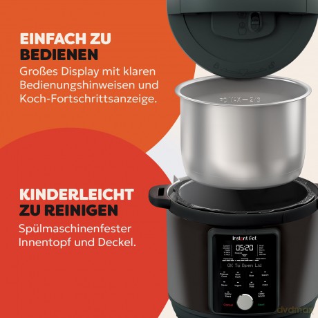 Instant - Pot Duo Plus Pressure & Slow Cooker w/Whisper Quiet 5.7L