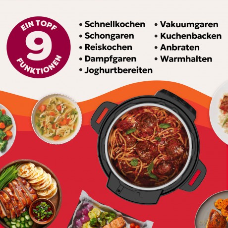 Instant - Pot Duo Plus Pressure & Slow Cooker w/Whisper Quiet 5.7L