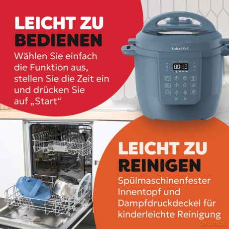 Instant Pot Multicooker Classic 6qt - Daydream Blue - 112-2030-01-eu