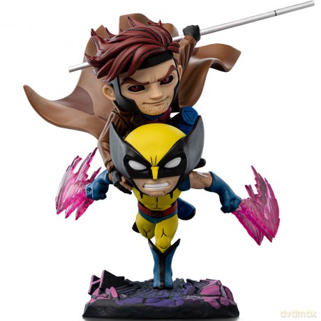 Iron Studios X-Men 97 - Gambit And Wolverine Minico Figure