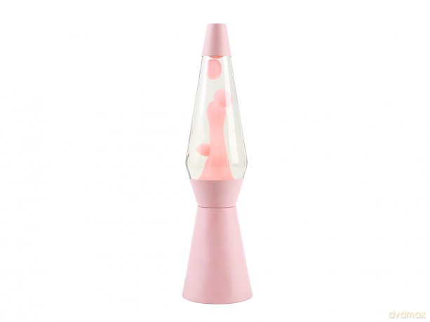 iTotal - Spaceship Lava Lamp - Pastel Pink - 40 cm