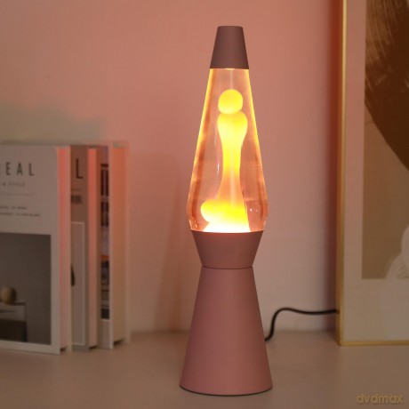 iTotal - Spaceship Lava Lamp - Pastel Pink - 40 cm