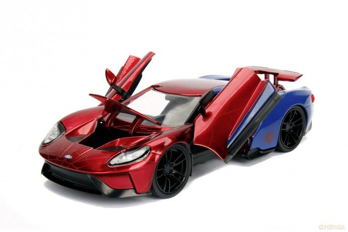 Jada - Marvel Spiderman 2017 Ford GT 1:24, 20cm (9399725314R00)