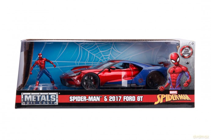 Jada - Marvel Spiderman 2017 Ford GT 1:24, 20cm (9399725314R00)