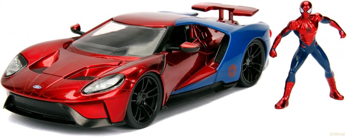 Jada - Marvel Spiderman 2017 Ford GT 1:24, 20cm (9399725314R00)
