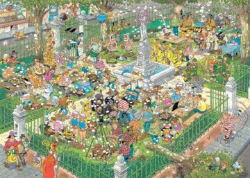 Jan Van Haasteren - BBQ Party! (1000 pieces) (1110100530)
