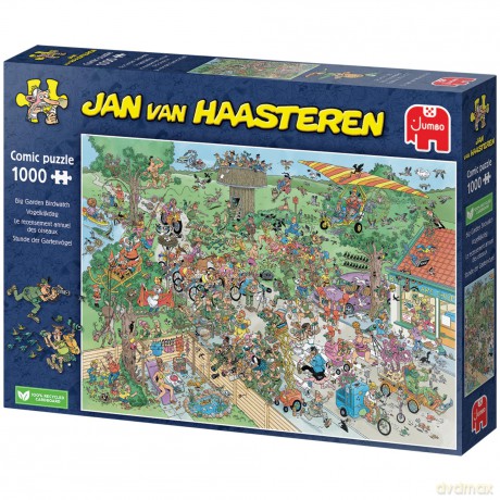 Jan van Haasteren - Big Garden Birdwatch (1000 pieces) (JUM00340)