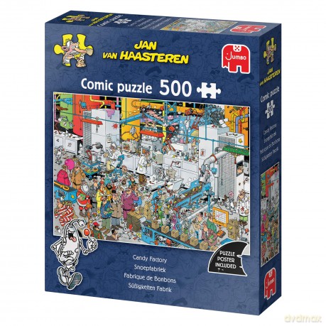 Jan van Haasteren - Candy Factory (500 pieces) (JUM9025)