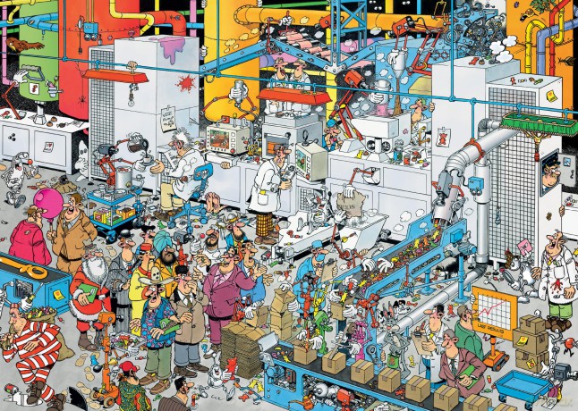 Jan van Haasteren - Candy Factory (500 pieces) (JUM9025)
