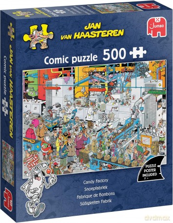 Jan van Haasteren - Candy Factory (500 pieces) (JUM9025)