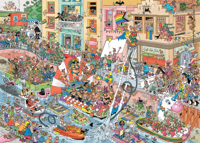 Jan van Haasteren - Celebrate Pride! (1000 pieces) (JUM00030)