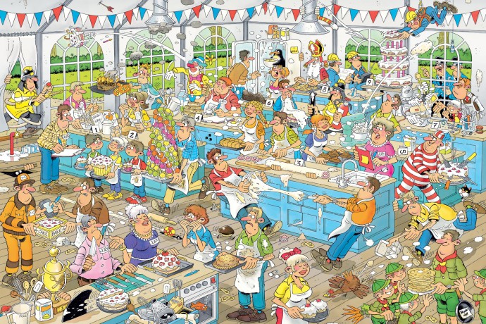 Jan van Haasteren - Clash of the Bakers (1500 pieces) (JUM9077)