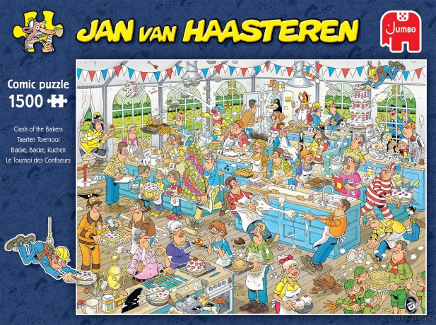 Jan van Haasteren - Clash of the Bakers (1500 pieces) (JUM9077)