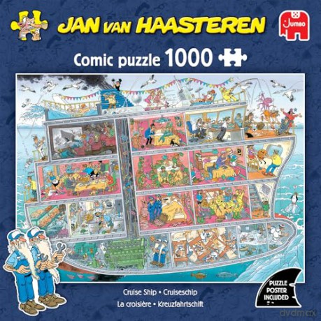 Jan van Haasteren - Cruise Ship (1000 pieces) (JUM0021)