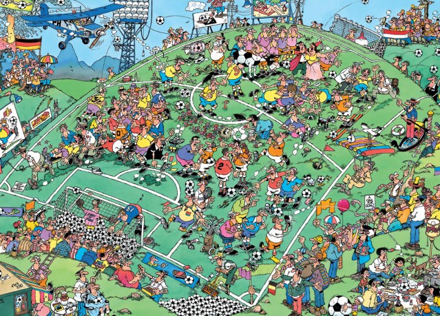 Jan Van Haasteren - EM Football (1000 pieces)