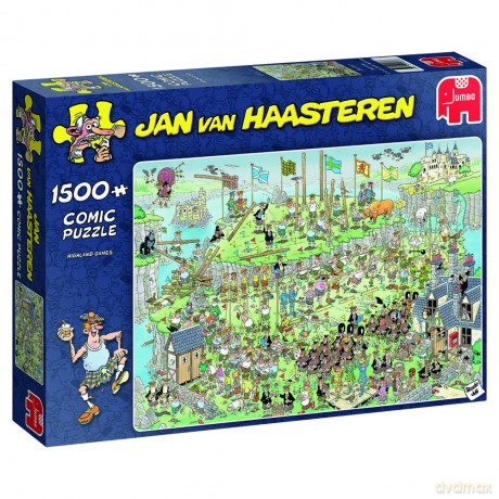 Jan Van Haasteren - Highland games, 1500 Piece Puzzle (19088)