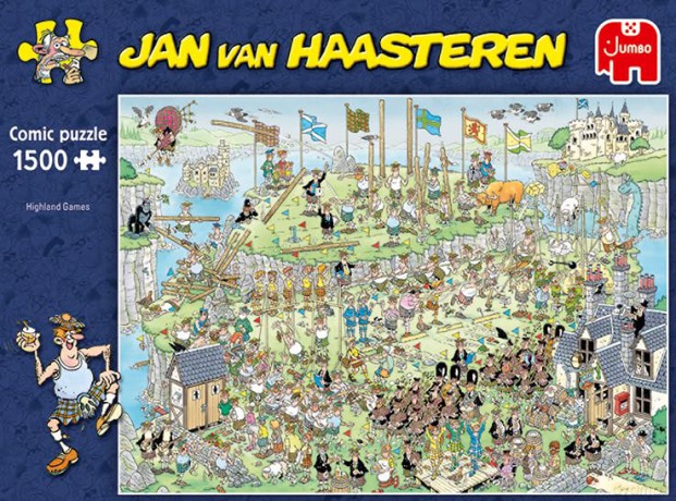 Jan Van Haasteren - Highland games, 1500 Piece Puzzle (19088)