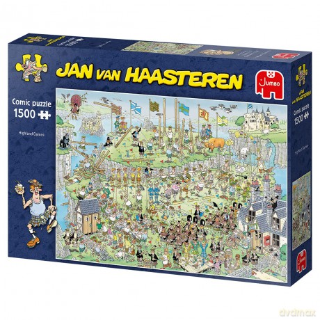 Jan Van Haasteren - Highland games, 1500 Piece Puzzle (19088)
