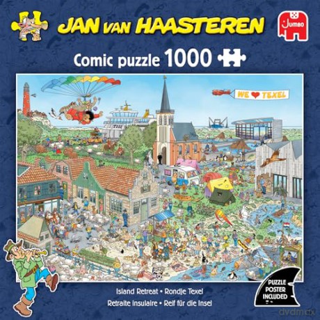 Jan van Haasteren - Island Retreat (1000 pieces) (JUM0036)