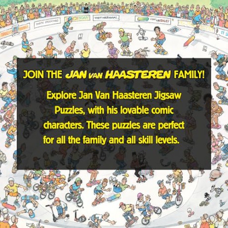 Jan van Haasteren - Riding the Skate Bowl (1000 pieces)