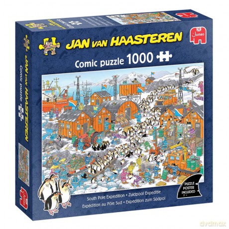 Jan van Haasteren - South Pole Expedition (1000 pieces)