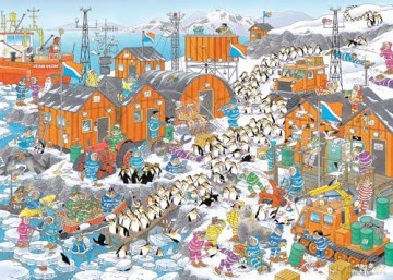 Jan van Haasteren - South Pole Expedition (1000 pieces)