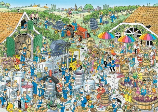 Jan Van Haasteren - The Winery, 1000 Piece Puzzle (JUM9095)