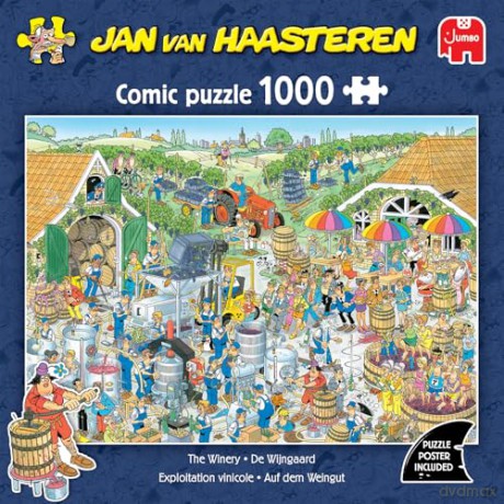 Jan Van Haasteren - The Winery, 1000 Piece Puzzle (JUM9095)