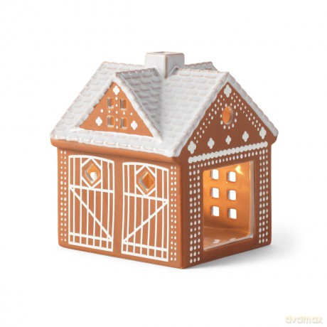 K¤hler - Gingerbread Light House Christmas Stable - H11.5 cm