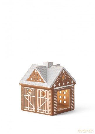 K¤hler - Gingerbread Light House Christmas Stable - H11.5 cm