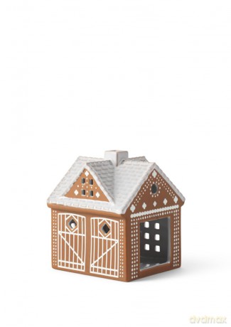 K¤hler - Gingerbread Light House Christmas Stable - H11.5 cm