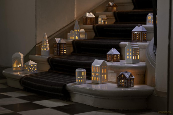 K¤hler - Gingerbread Light House Christmas Stable - H11.5 cm