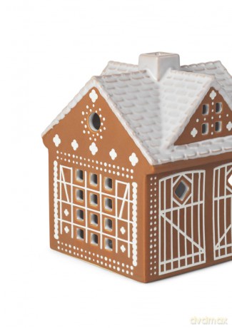 K¤hler - Gingerbread Light House Christmas Stable - H11.5 cm