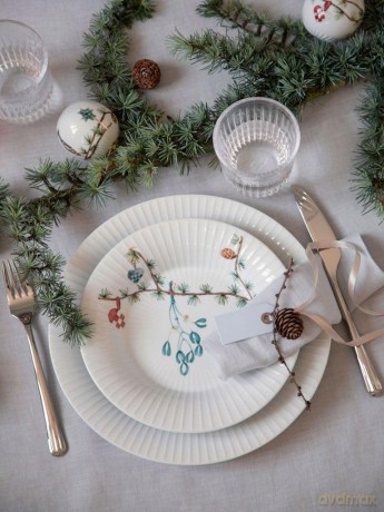K¤hler - Hammershi Christmas Deep Plate - 21 cm
