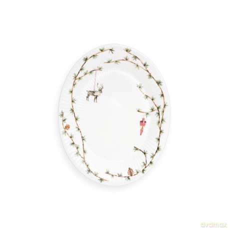 K¤hler - Hammershi Christmas Oval Table Dish - 34x27 cm